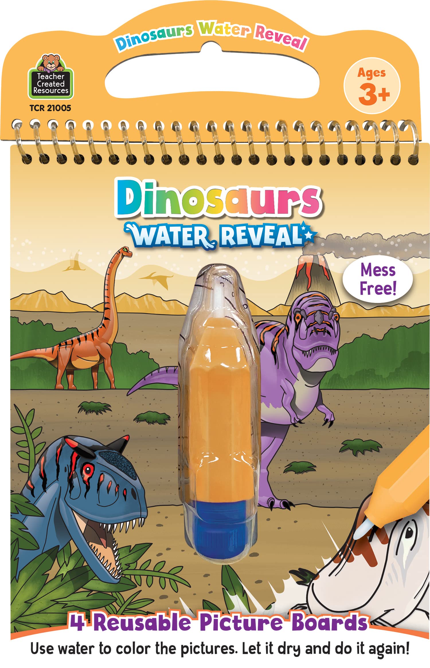 Foto 2 pulgar | Water Reveal Book Resources Created Teacher Dinosaurs Tcr21005 - Venta Internacional.