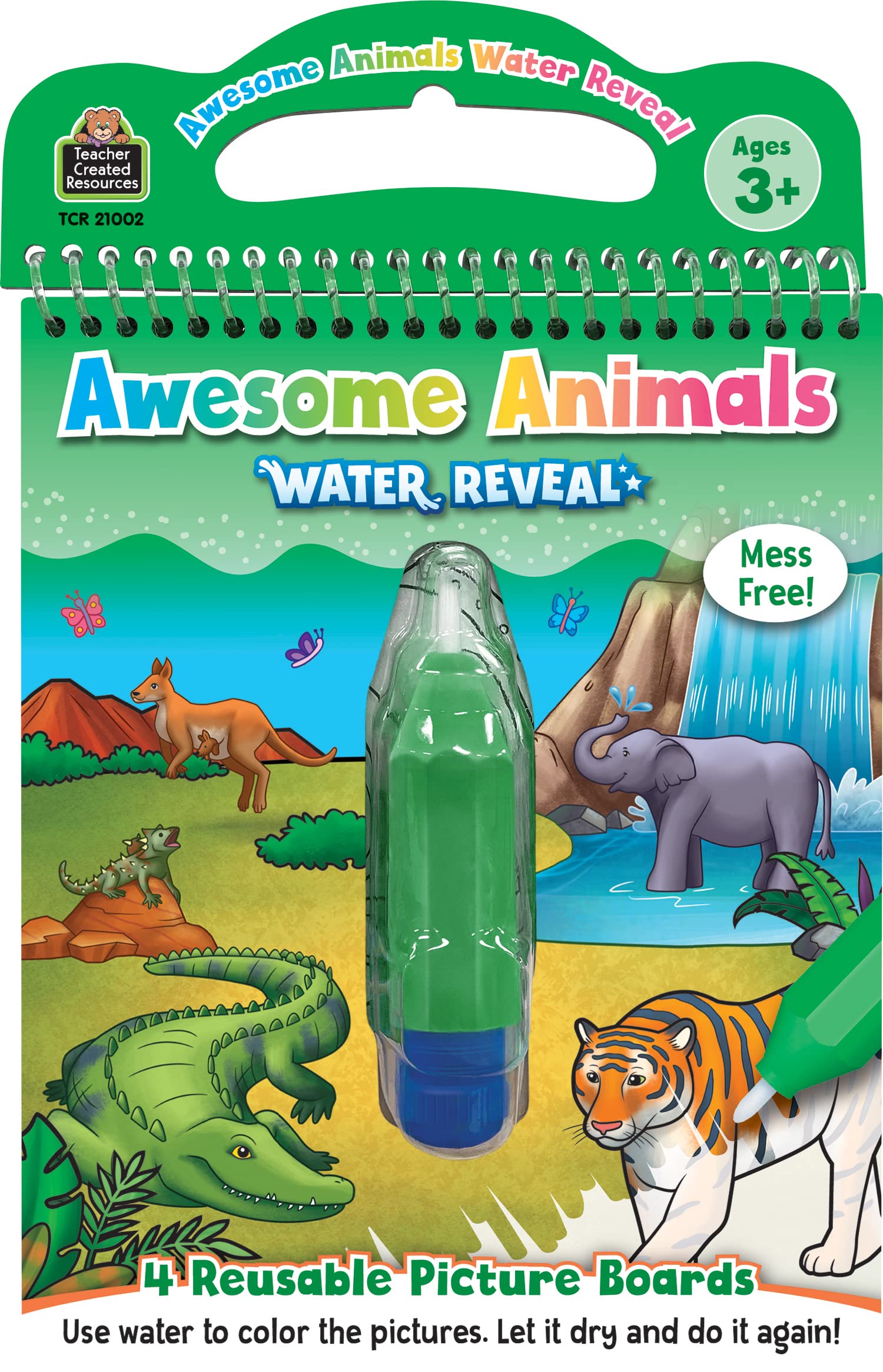 Foto 2 pulgar | Water Reveal Book Created Teacher Resources Awesome Animals - Venta Internacional.