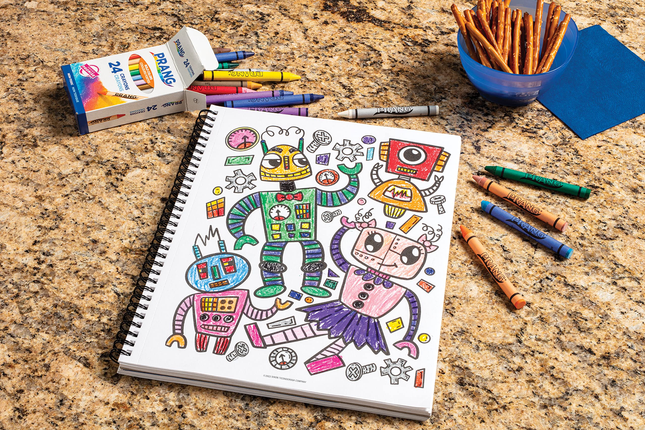 Foto 6 | Crayons Prang, Tamaño Estándar, Colores Variados, 24 Unidades - Venta Internacional.