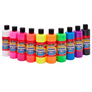 Foto 1 | Set De Pintura Al Temple Cra-z-art Pop! Neon, Lavable, 240 Ml, 10 Unidades - Venta Internacional.