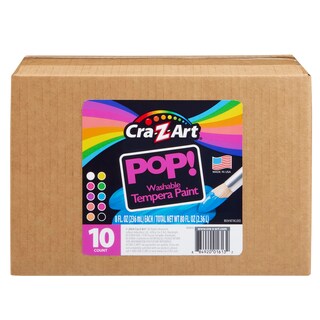 Foto 4 | Set De Pintura Al Temple Cra-z-art Pop! Neon, Lavable, 240 Ml, 10 Unidades - Venta Internacional.