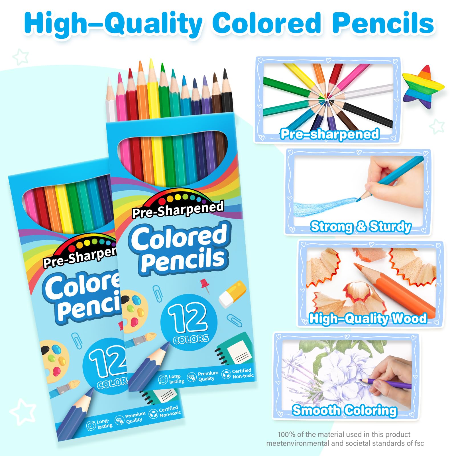 Foto 4 pulgar | Lápices De Colores V-opitos, 168 Unidades, Para Niños, Paquete De 14 Unidades A Granel - Venta Internacional.