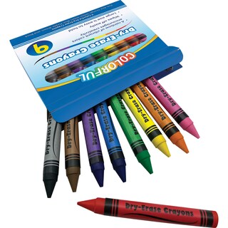 Foto 2 | Crayones De Borrado En Seco, Recursos Creados Por El Profesor, Coloridos, 9 Unidades - Venta Internacional.