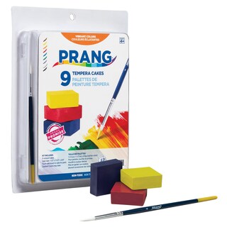 Foto 4 | Set De Témpera Para Tartas Prang, 9 Colores Surtidos Con Brocha, Para Niños - Venta Internacional.