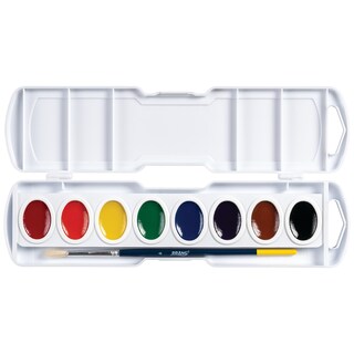 Foto 4 | Set De Pintura De Acuarela Prang Oval Pan 8 Colores Con Pincel - Venta Internacional.