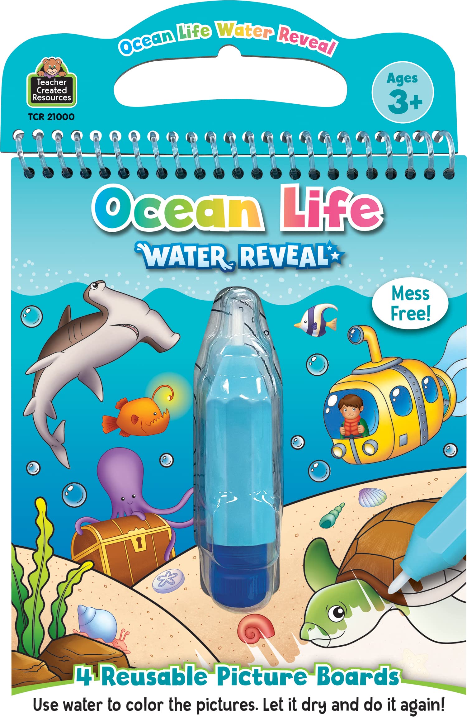 Foto 2 pulgar | Water Reveal Book Created Resources Ocean Life Tcr21000 - Venta Internacional.
