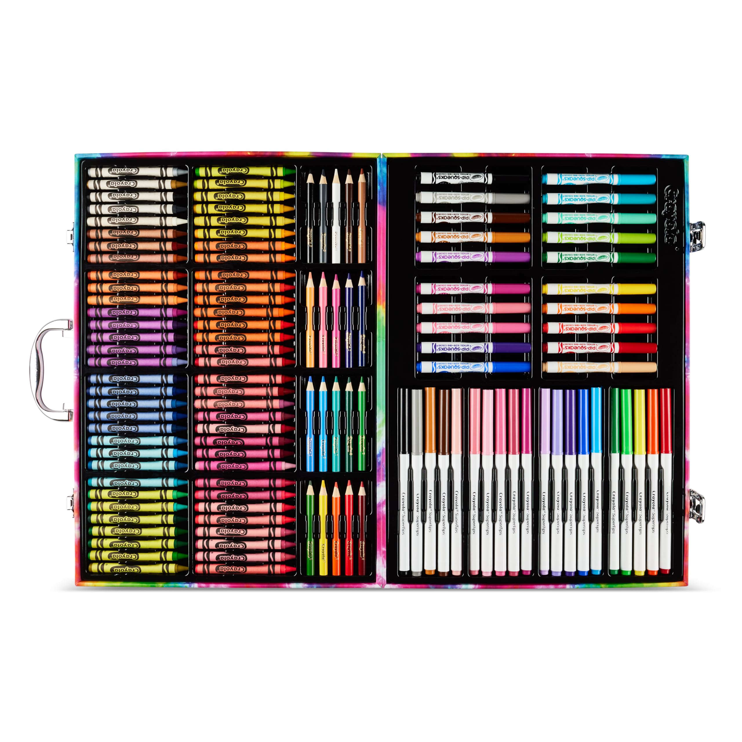 Foto 6 pulgar | Art Set Crayola Inspiration Tie-dye De 140 Unidades Con Funda Para Niños - Venta Internacional.