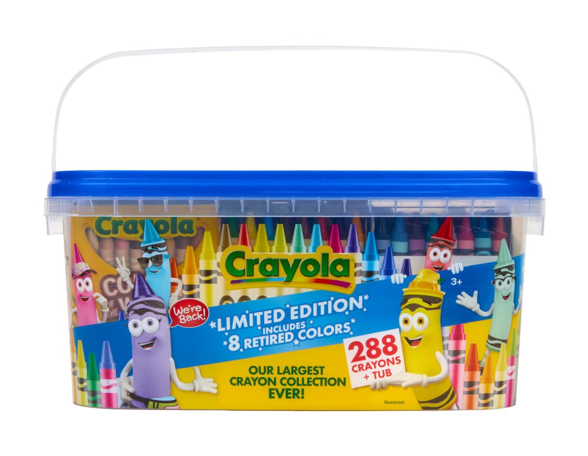 Foto 2 pulgar | Recipiente Crayola Crayon De 288 Quilates  Edición Limitada Con Recipiente De Almacenamiento - Venta Internacional.