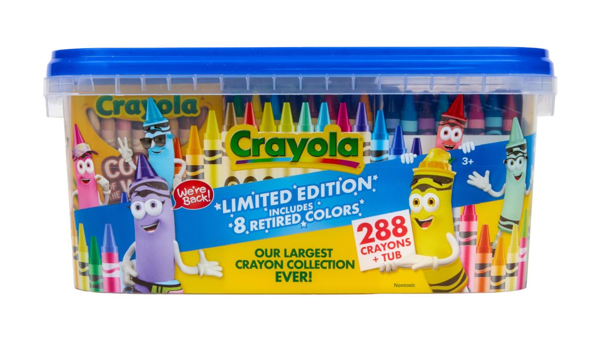 Foto 4 pulgar | Recipiente Crayola Crayon De 288 Quilates  Edición Limitada Con Recipiente De Almacenamiento - Venta Internacional.