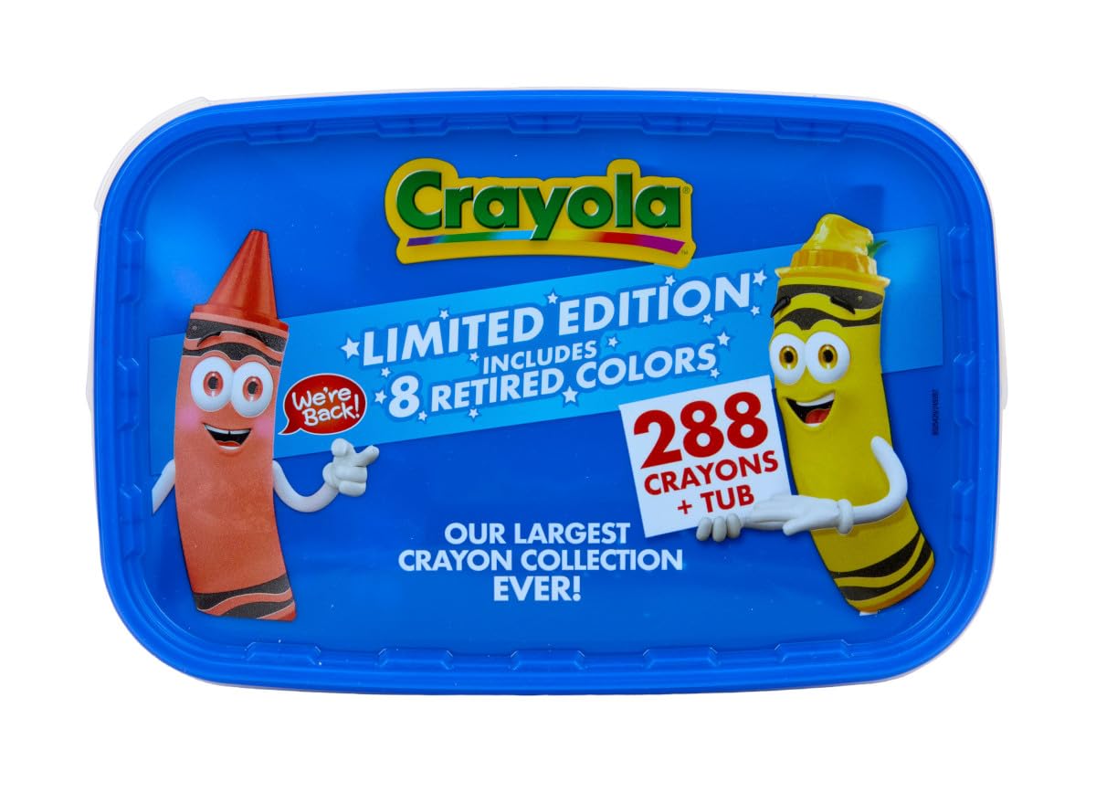 Foto 5 | Recipiente Crayola Crayon De 288 Quilates  Edición Limitada Con Recipiente De Almacenamiento - Venta Internacional.
