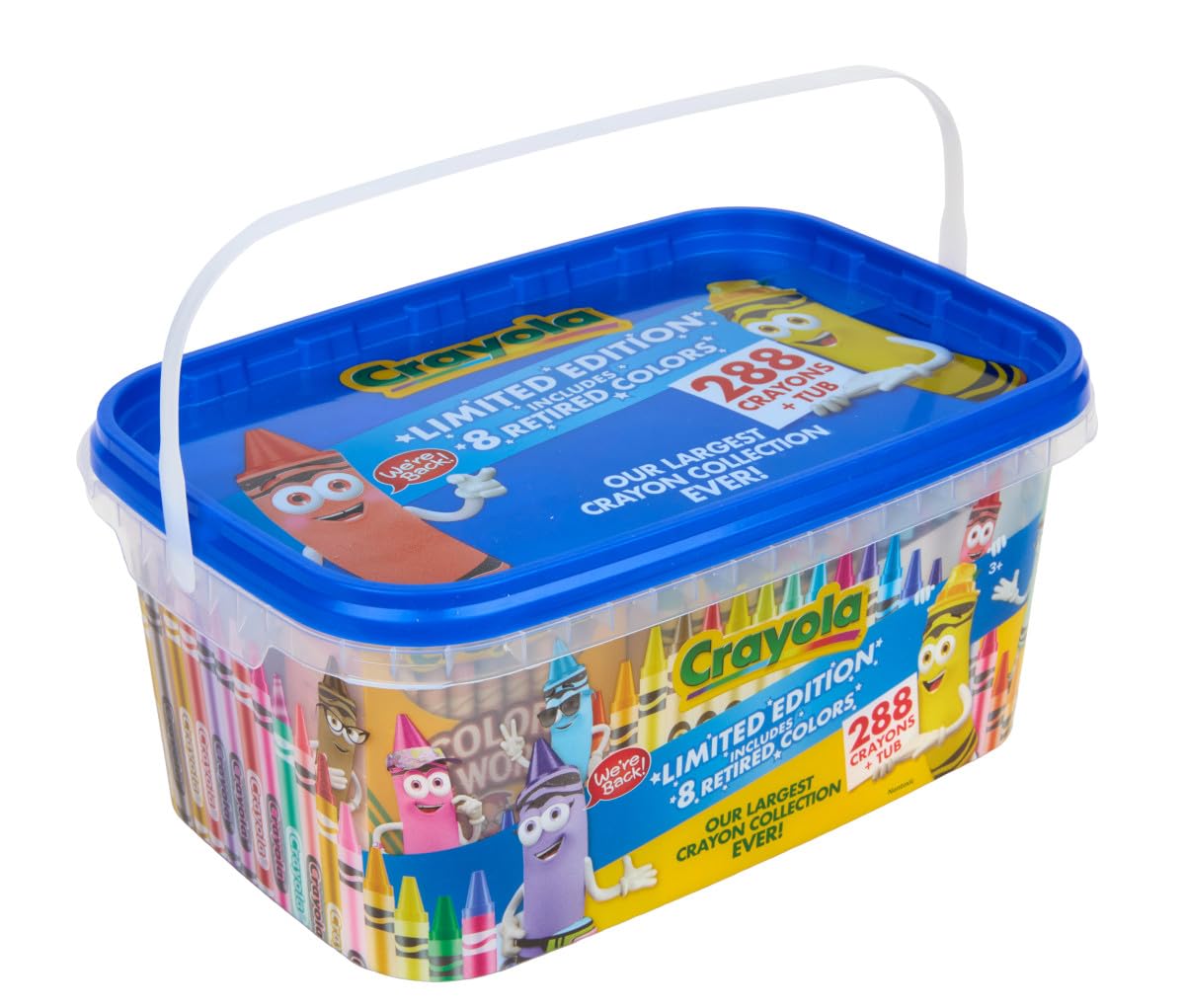 Foto 6 | Recipiente Crayola Crayon De 288 Quilates  Edición Limitada Con Recipiente De Almacenamiento - Venta Internacional.