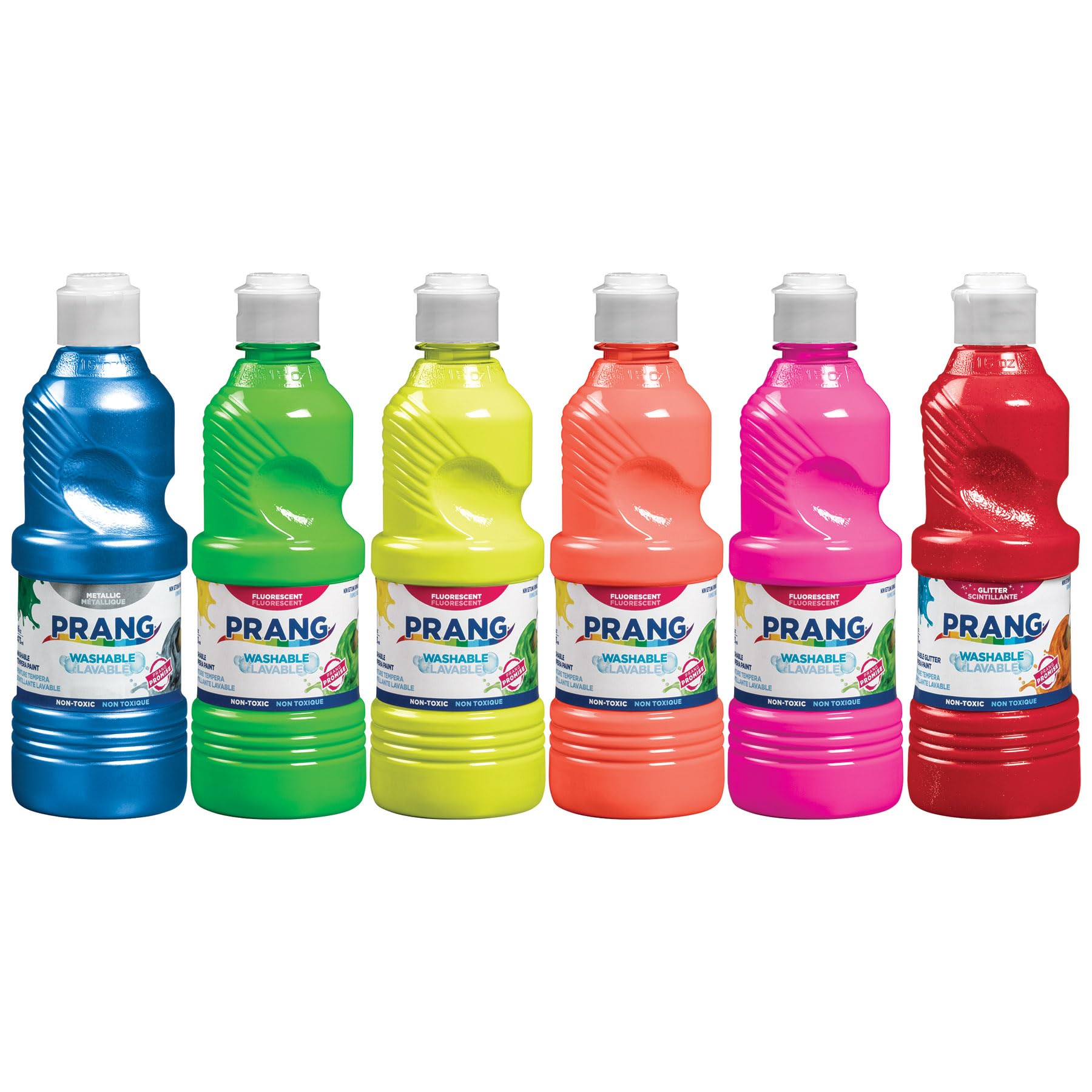 Foto 2 pulgar | Set De Pintura Prang  Lavable Al Temple  Varios Colores Fluorescentes  480 Ml - Venta Internacional.