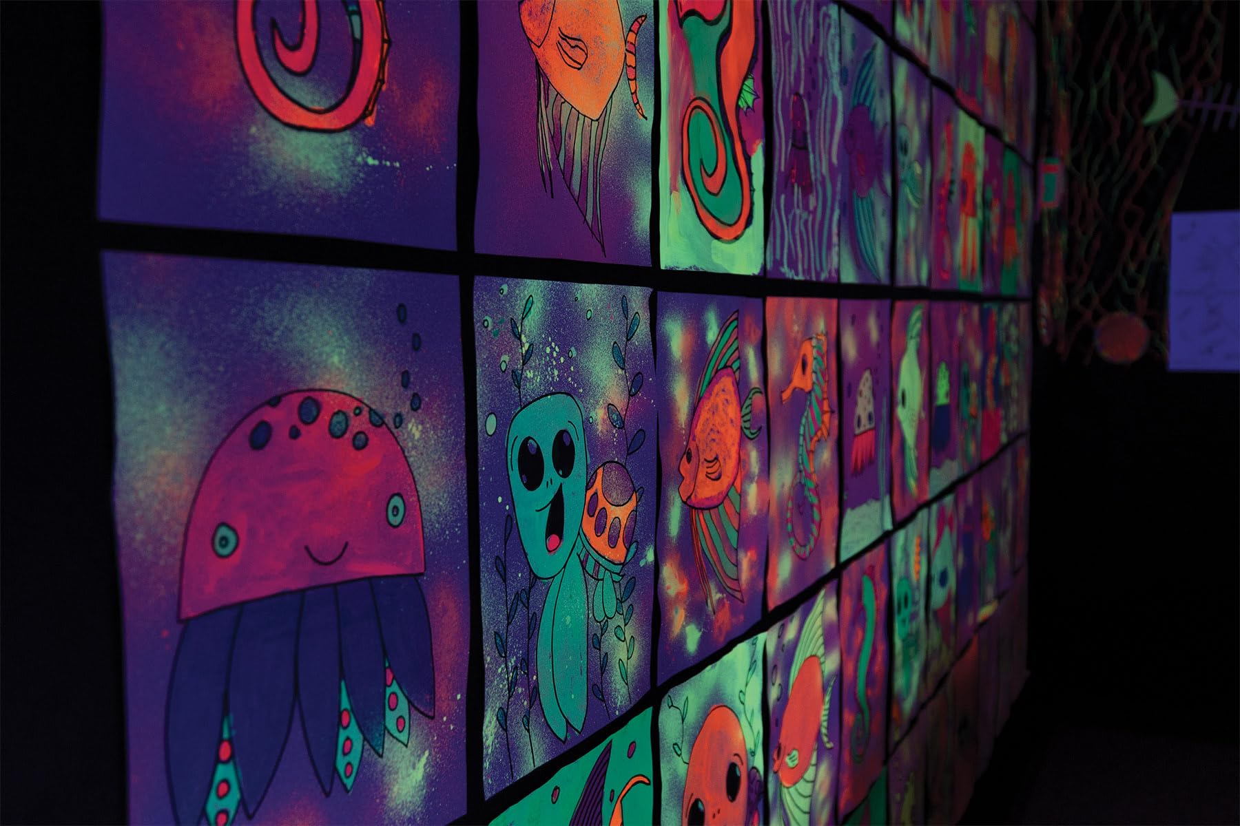 Foto 5 pulgar | Set De Pintura Prang  Lavable Al Temple  Varios Colores Fluorescentes  480 Ml - Venta Internacional.