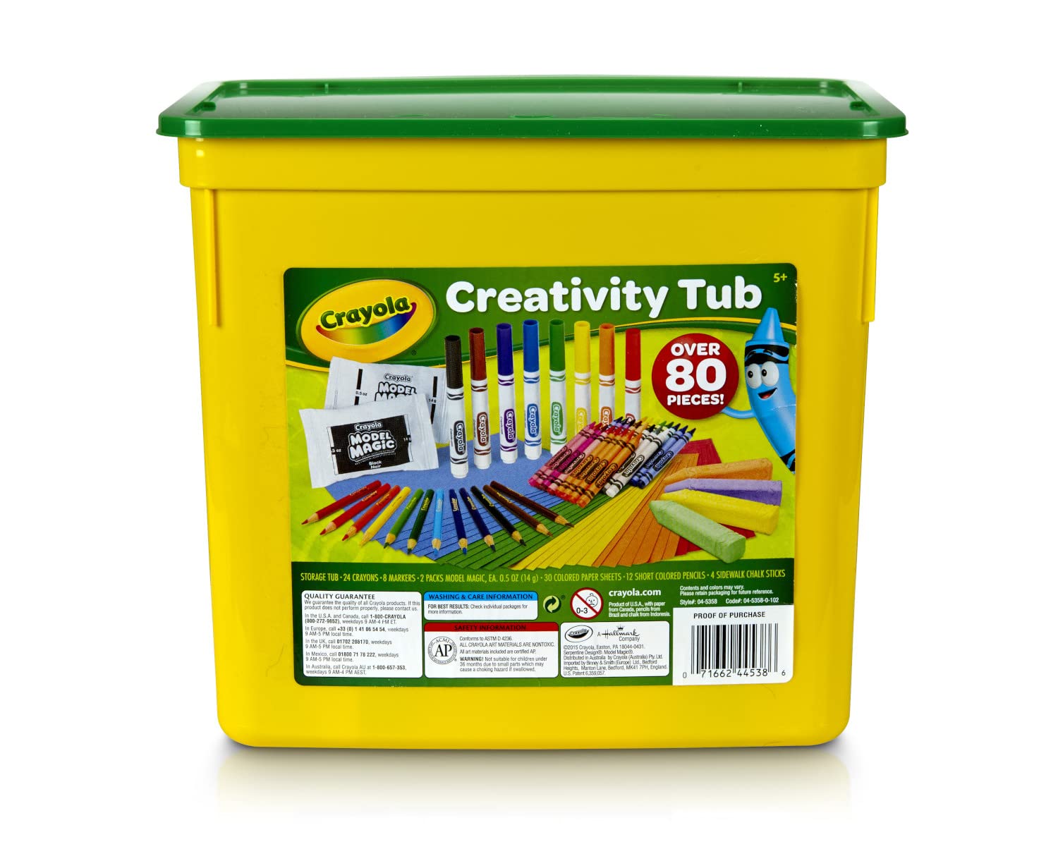 Foto 2 pulgar | Set De Manualidades Crayola Creativity Tub Con Más De 80 Herramientas - Venta Internacional.