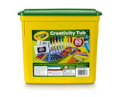 Foto 1 | Set De Manualidades Crayola Creativity Tub Con Más De 80 Herramientas - Venta Internacional.