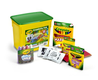 Foto 5 | Set De Manualidades Crayola Creativity Tub Con Más De 80 Herramientas - Venta Internacional.