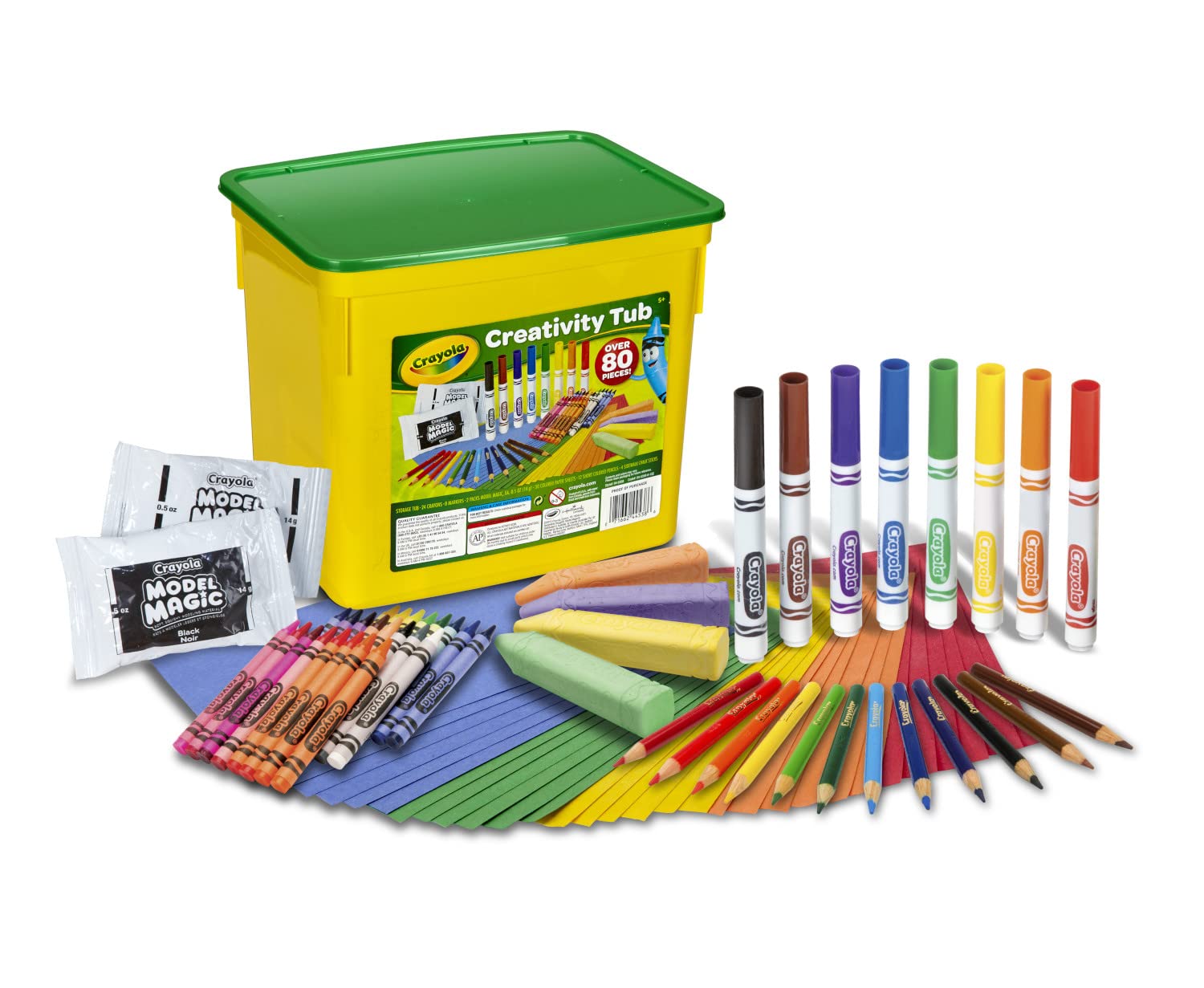 Foto 7 pulgar | Set De Manualidades Crayola Creativity Tub Con Más De 80 Herramientas - Venta Internacional.