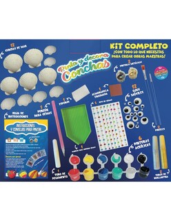 Foto 2 | Kit De Pintura De Conchas Marinas Para Niños Arte Y Manualidades