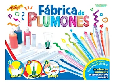 Foto 2 | Juego Fábrica De Plumones Mi Alegría Con Etiquetas