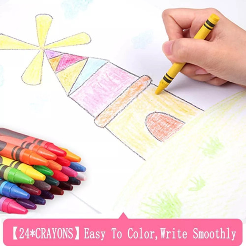 Foto 3 | Set De Dibujo Y Pintura Art Kit Roku De 208 Piezas Con Caballete Para Niños - Venta Internacional.