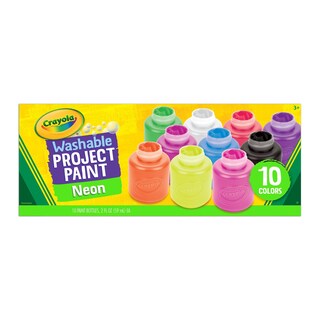 Foto 1 | Set De Pintura Crayola Washable Kids Project Neon 60 Ml A Partir De 3 Años - Venta Internacional.