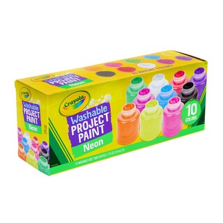Foto 2 | Set De Pintura Crayola Washable Kids Project Neon 60 Ml A Partir De 3 Años - Venta Internacional.