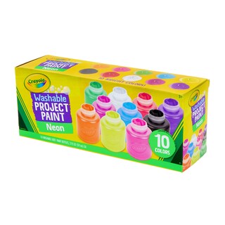 Foto 3 | Set De Pintura Crayola Washable Kids Project Neon 60 Ml A Partir De 3 Años - Venta Internacional.