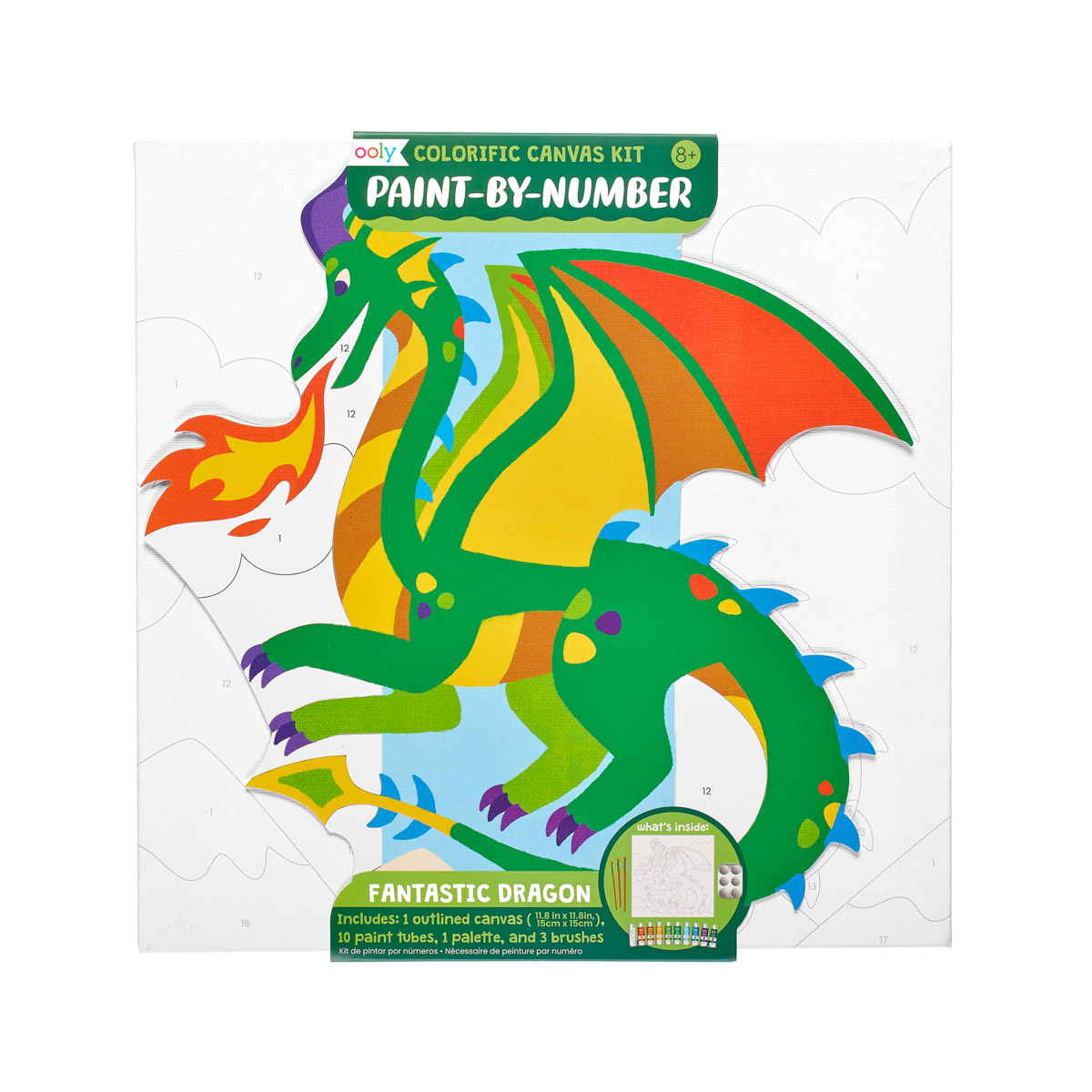 Kit de Pintura Ooly Multicolor Dragón Fantástico