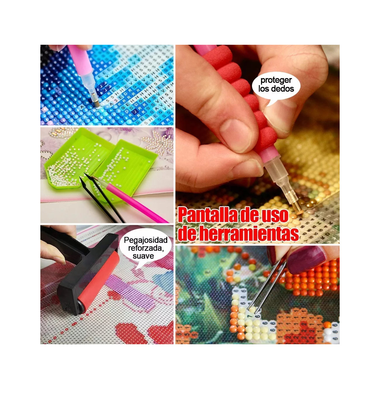 Foto 3 | Herramientas para Pintar con Diamantes Lab.G 77 Piezas
