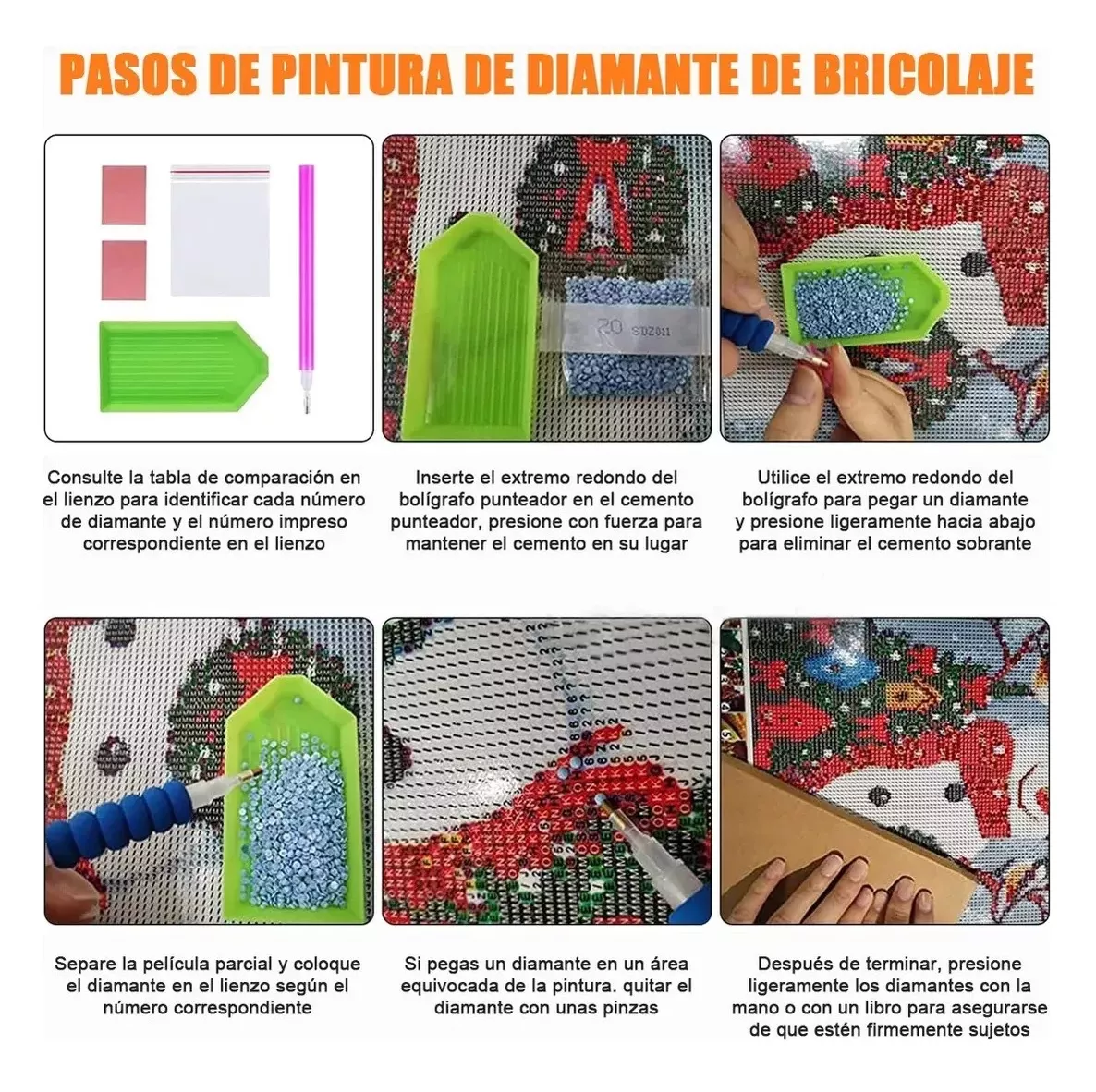 Foto 3 pulgar | Kits De Pintura De Diamante Para Mario Luigi 5d Diy 50*40 Cm Colores