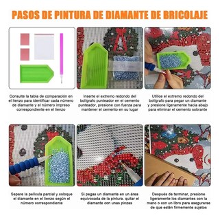 Foto 2 | Kits De Pintura De Diamante Para Mario Luigi 5d Diy 50*40 Cm Colores