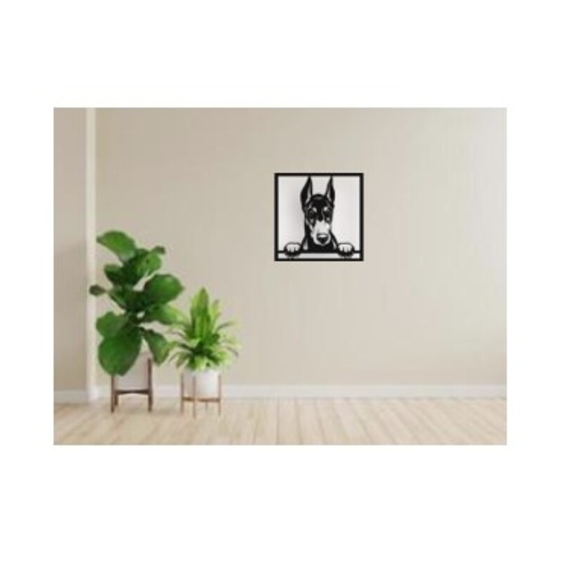 Foto 3 pulgar | Cuadro Decorativo Artesanal Beagle Dog En Madera Mdf De 35 Cm X 28 Cm - Venta Internacional.