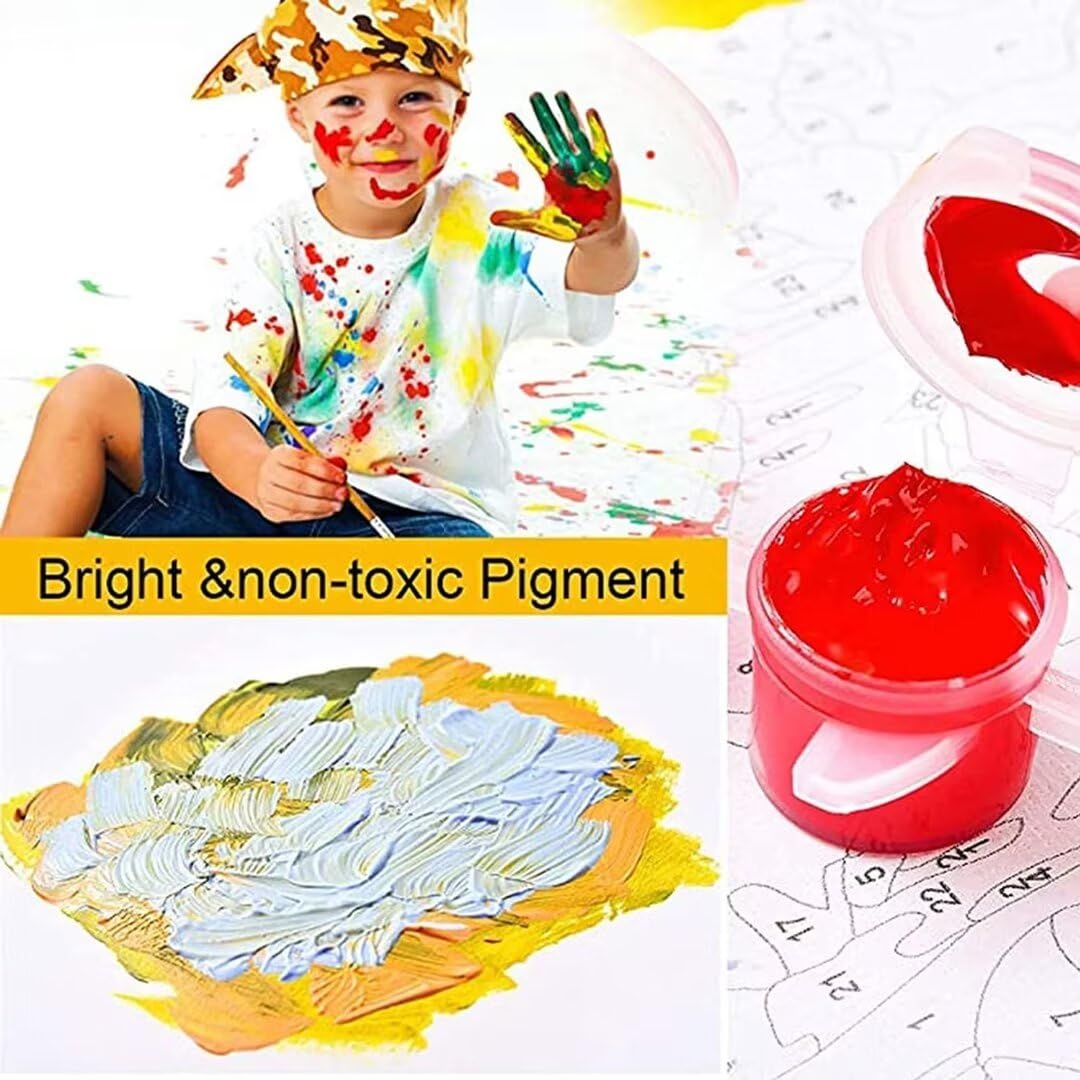 Foto 6 | Kit Paint By Numbers Con Paisaje Navideño E Invernal, 40 X 50 Cm - Venta Internacional.