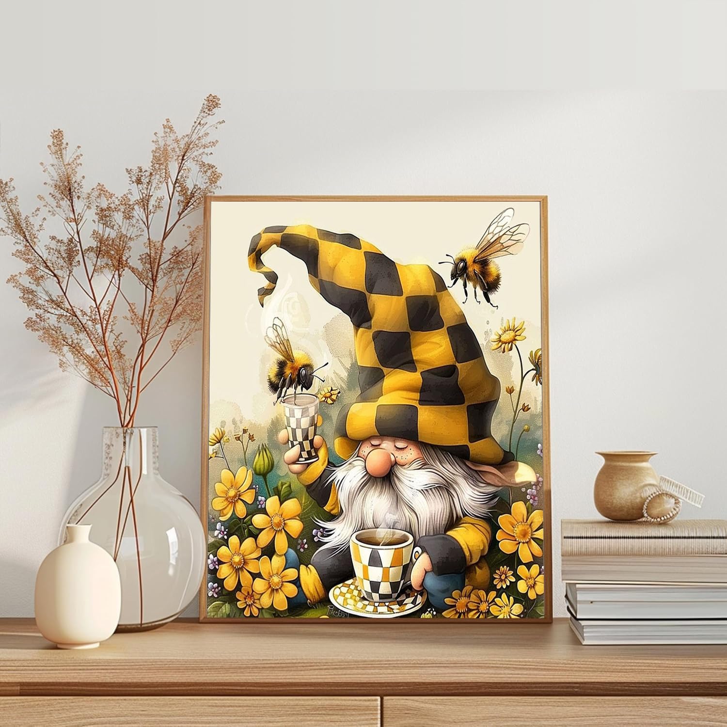 Foto 3 pulgar | Pinta Por Números El Retrato Del Pequeño Gnomo De Otoño Con Pinturas Acrílicas - Venta Internacional.