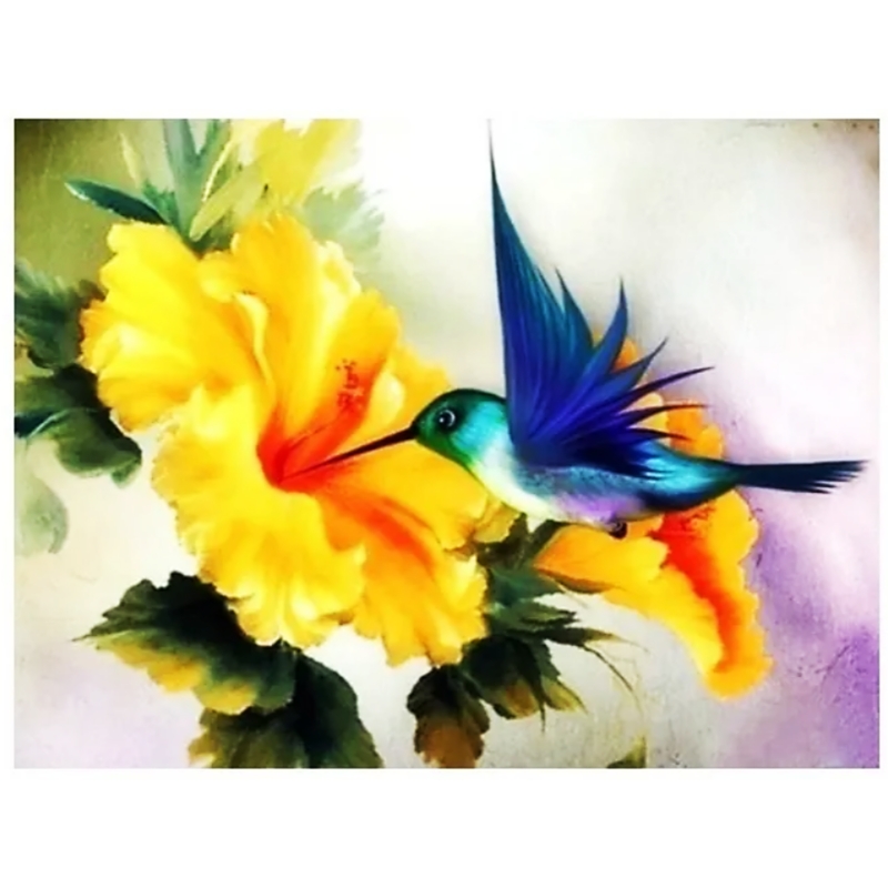 Foto 2 pulgar | Kit De Pintura Con Forma De Diamante, Flor Amarilla Con Patrón De Símbolos, 30 X 40 Cm - Venta Internacional.