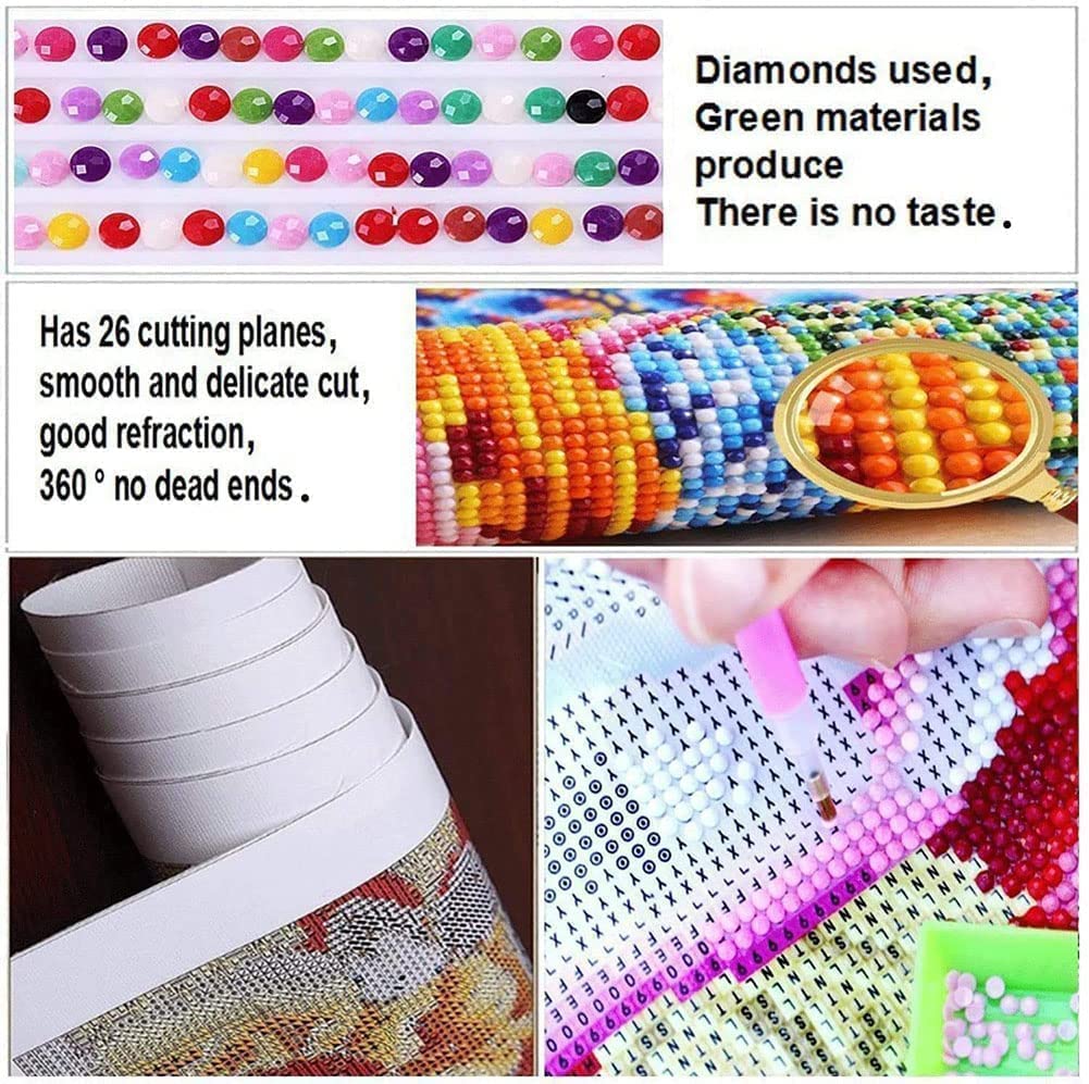 Foto 8 pulgar | Kit De Pintura Diamond Art Diy Painting, Película Del Mago De Oz - Venta Internacional.