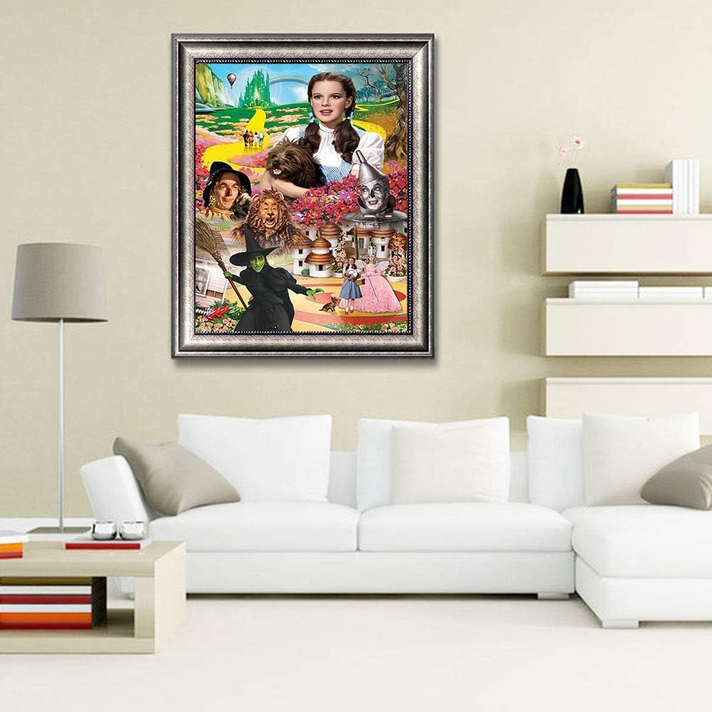 Foto 5 | Kit De Pintura Diamond Art Diy Painting, Película Del Mago De Oz - Venta Internacional.