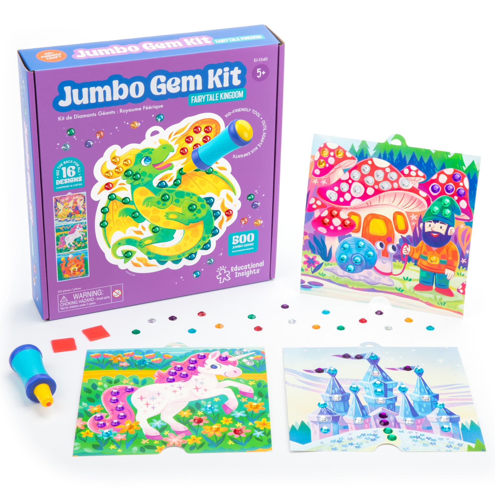Foto 2 pulgar | Gem Kit Educational Insights Jumbo Para Niños Mayores De 5 Años - Venta Internacional.