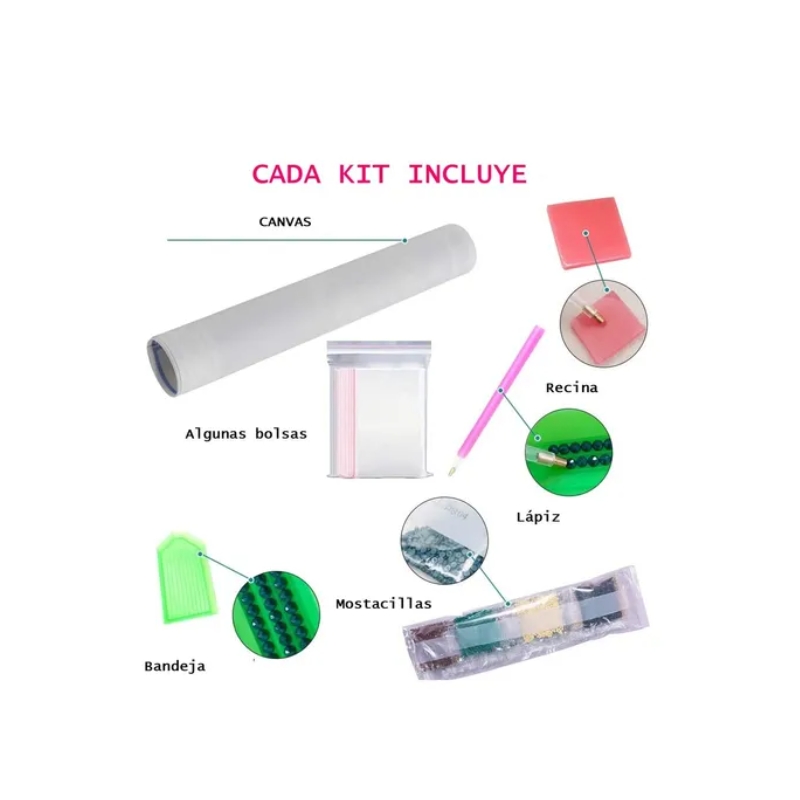 Foto 5 pulgar | Kit De Pintura Con Diamantes, Diseño De Globos Casita Con Estampado De Símbolos - Venta Internacional.