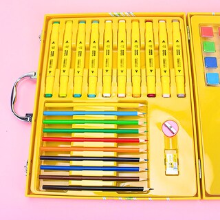 Foto 2 | Set De Plumones, Acuarelas, Colores Y Crayolas 84 Piezas