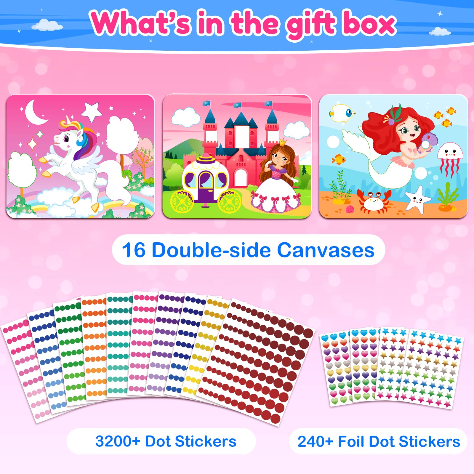 Foto 4 pulgar | Kit De Actividades Dot Art Craft Zmlm, Pegatinas Con Puntos Para Niños Pequeños - Venta Internacional.