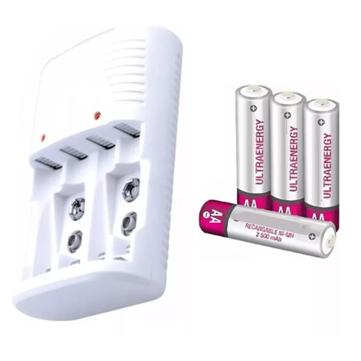 Foto 1 | Cargador de Baterías 4 Pilas Aa Recargables  Eo Safe Imports Esi-11750 Blanco