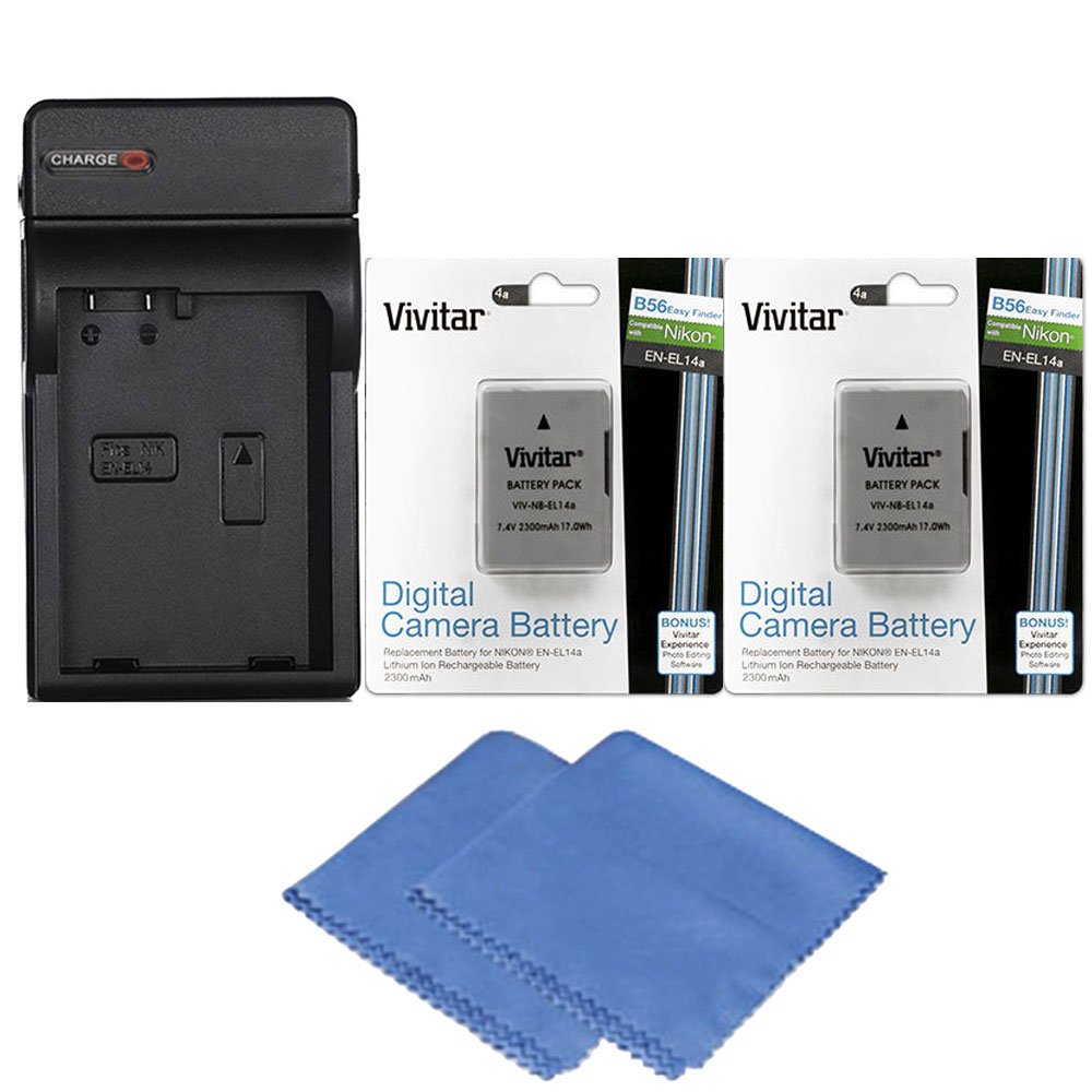 Foto 2 pulgar | Cargador De Batería En-el14 De Repuesto Para Nikon D5500 D5300 - Venta Internacional.