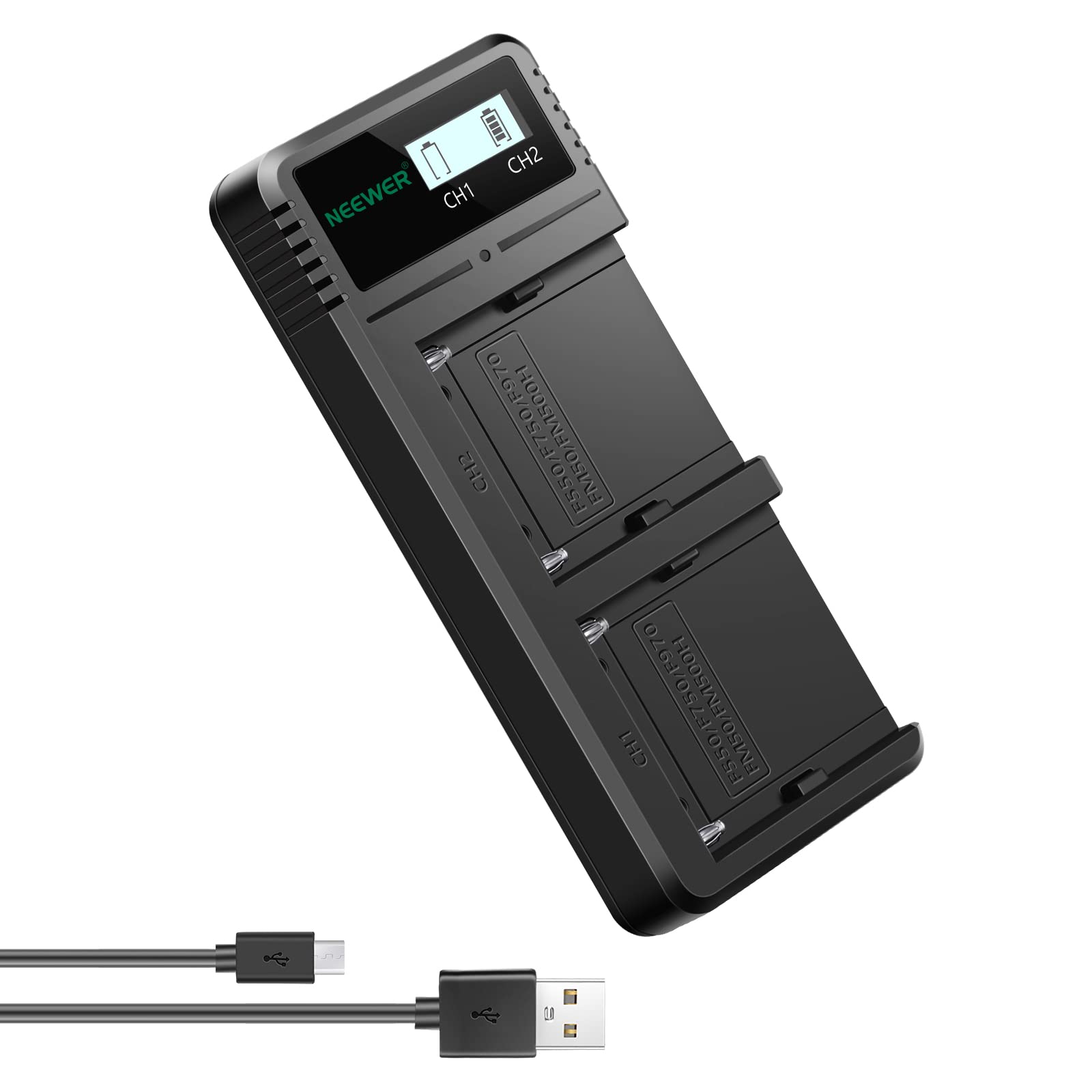 Foto 2 pulgar | Cargador Usb Dual Neewer para Sony Np-f970 Np-f960 Np-f950 - Venta Internacional