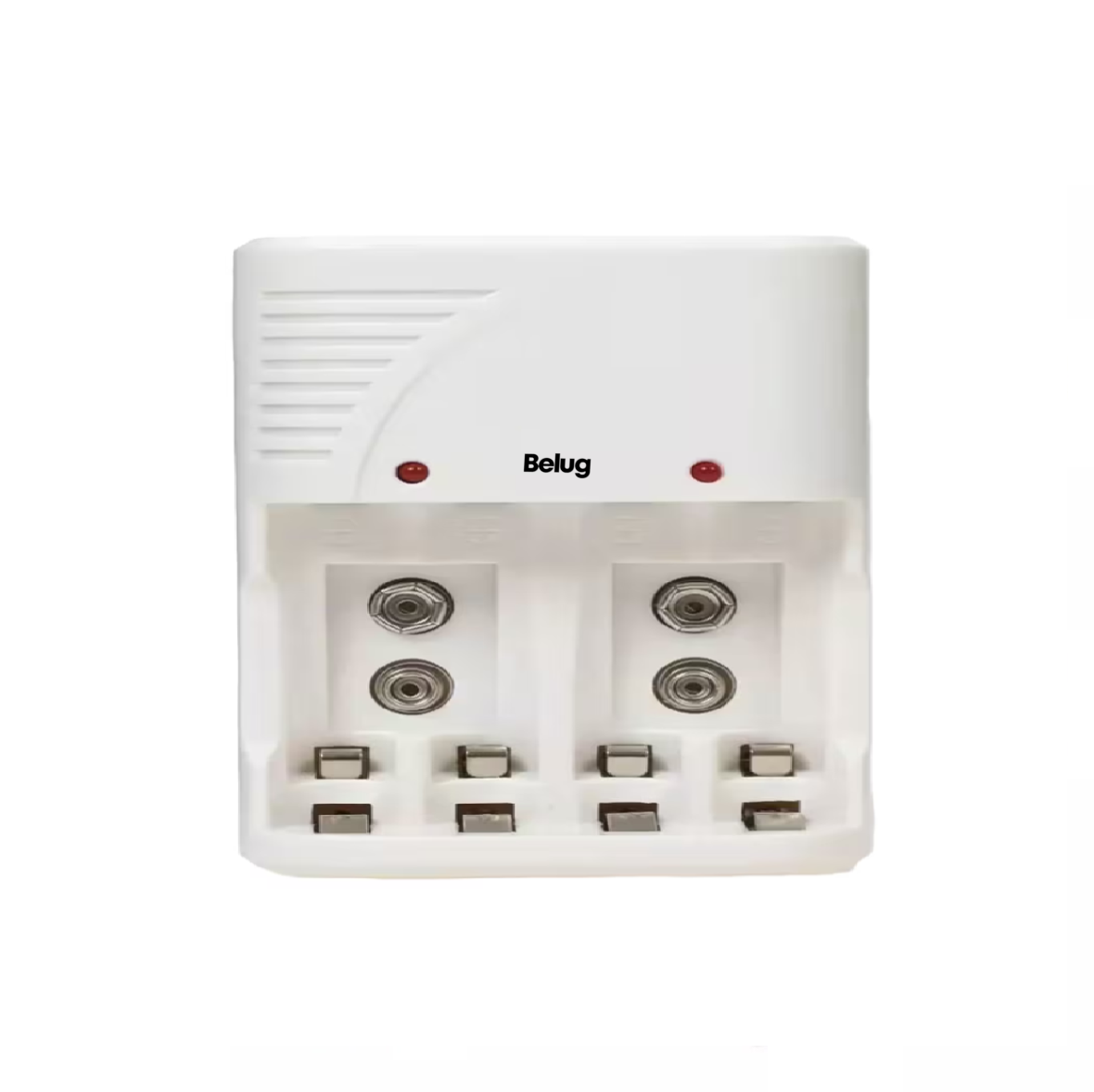 Cargador De Baterías 4 Pilas Aa Recargables 2500ma Mc-700 Belug,  Blanco