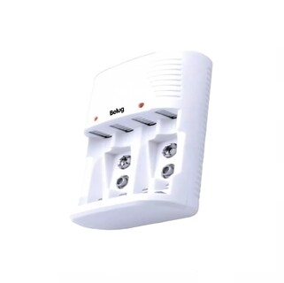 Foto 2 | Cargador De Baterías 4 Pilas Aa Recargables 2500ma Mc-700 Belug, Blanco