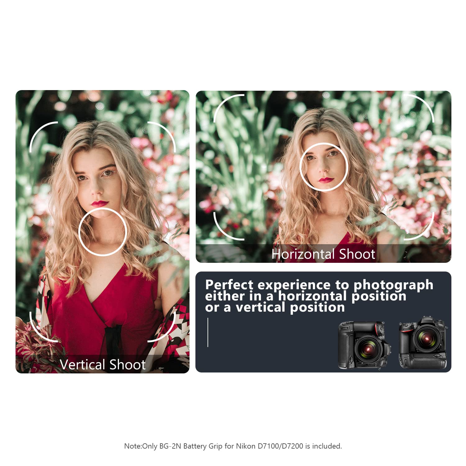 Foto 5 pulgar | Empuñadura De Batería Neewer  Vertical Para Nikon D7100 D7200 Con En-el15 - Venta Internacional.