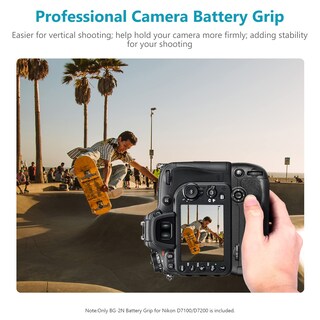 Foto 5 | Empuñadura De Batería Neewer Vertical Para Nikon D7100 D7200 Con En-el15 - Venta Internacional.