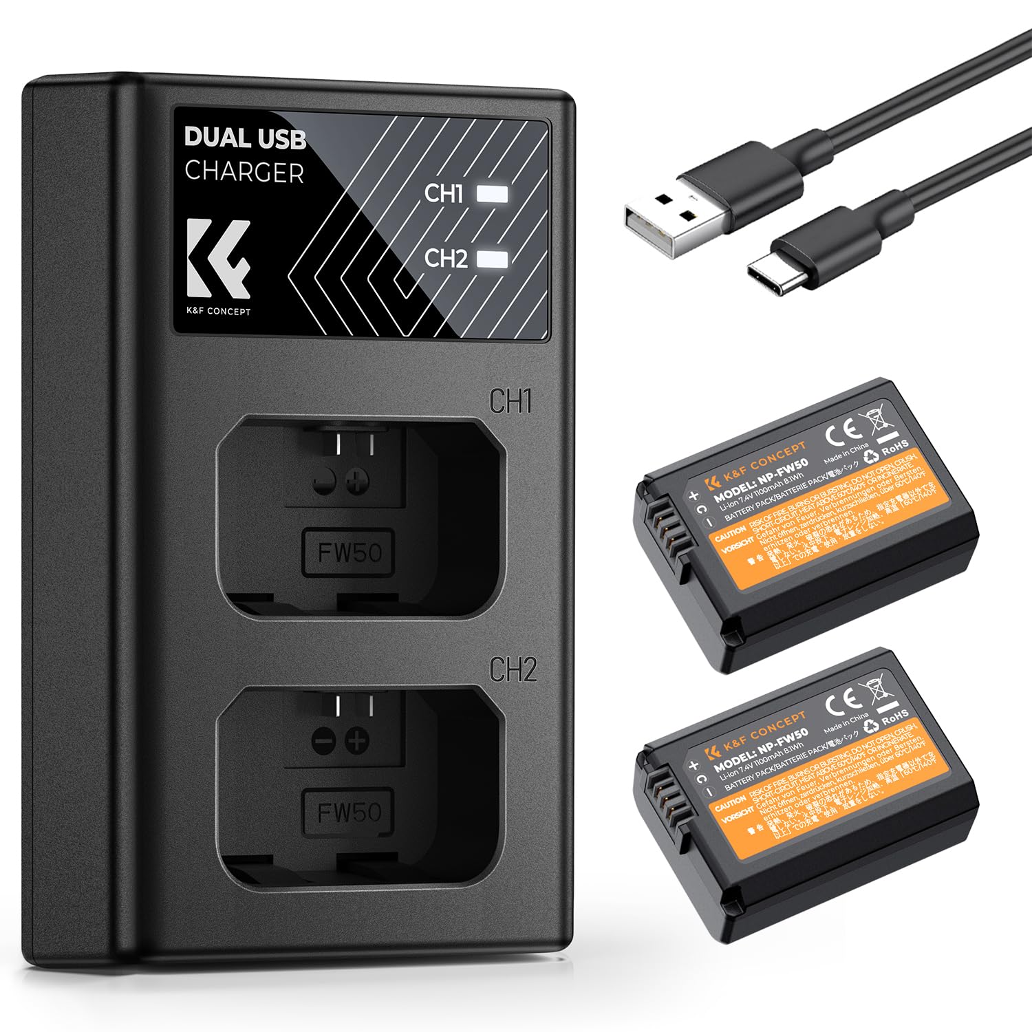 Foto 2 pulgar | Batería Y Cargador De Doble Ranura Para Sony Zv-e10 A6500 A6400 - Venta Internacional.