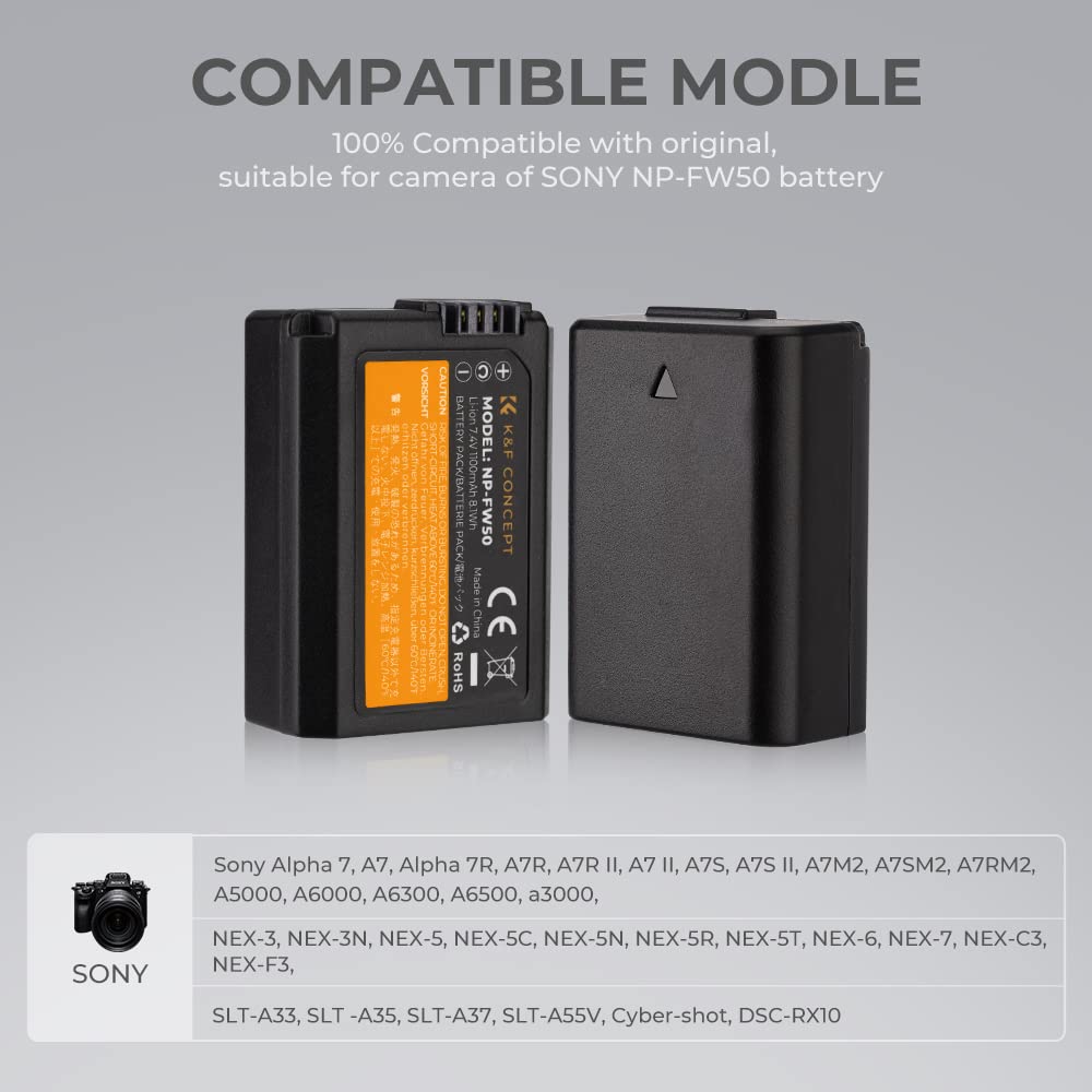 Foto 4 | Batería Y Cargador De Doble Ranura Para Sony Zv-e10 A6500 A6400 - Venta Internacional.